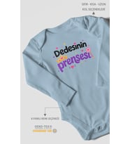 Dedesinin Prensesi Uzun Kollu Çıtçıtlı Bebek Body