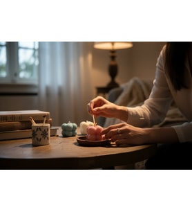 Mumelia Candles BubbleGlow - Doğal Soya Hediyelik Mum - 15 Adet