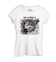 Death Note - Upside Down Beyaz Kadın Tshirt