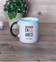 Abiye Hediye Kupa Bardak Sihirli Fotoğraflı Abiye Doğum Günü Hediyesi