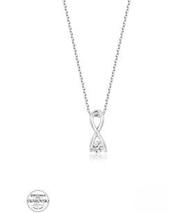 SWAROVSKİ TAŞLI  ZİRCONİA ELMAS MONTÜR 925 AYAR GÜMÜŞ KOLYE