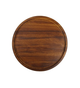 Yuvarlak Kanallı Tahta 36 cm (Ahşap)