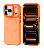 Apple iPhone 17 Pro Max Kılıf M-safe Şarj Özellikli Kamera Standlı Zore Notron Kapak