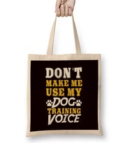 Dog Training Voice Dogs Trainer Animal Teaching Behavior Bez Çanta Uzun Saplı