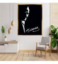 ÇERÇEVELİ ATATÜRK TABLO S6