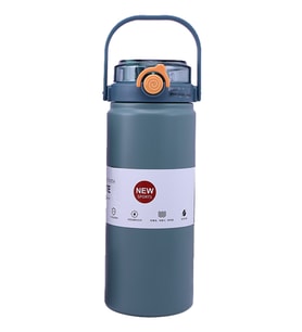 316L Çelik 1200 ML Vakumlu Soğuk Pipetli Matara Siyah