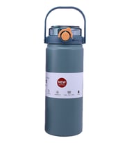 316L Çelik 1200 ML Vakumlu Soğuk Pipetli Matara Siyah
