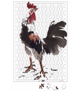 Rooster Stare Horoz Puzzle 240 Parça Yapboz