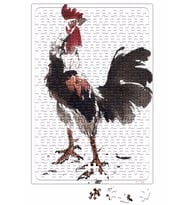 Rooster Stare Horoz Puzzle 240 Parça Yapboz