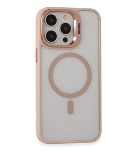 Iphone 15 Kılıf Roblox Lens Magsafe Standlı Kapak - Pudra