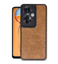 Oppo Reno 11F Kılıf Aras Deri Kapak - Taba