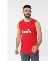Diadora Therm Erkek Kırmızı Kolsuz T-shirt - 1ATL01-KIRMIZI