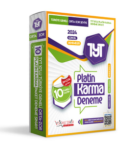 2024 TYT Platin Karma Yayın Türkiye Geneli Dijital Çözümlü 10LU PAKET DENEME