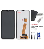 Samsung Galaxy A01F - SM-A015F Uyumlu Lcd Ekran Dokunmatik Servis Lcd + B-7000 + TAMİR SETİ
