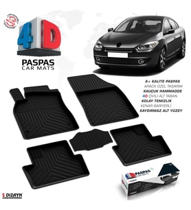 Renault Fluence 4D Havuzlu Paspas 2010-2016 A+Kalite