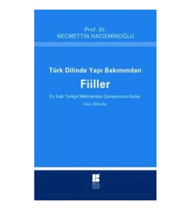 Türk Dilinde Yapı Bakımından Fiiller