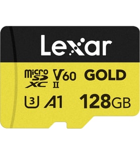 Lexar Professional 128Gb 280 Mb/S Gold Micro Sd Hafıza Kartı (Çok Renkli)