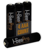 Pro P162 4 Adet AAA 1100 mAh Şarj Edilebilir İnce Kalem Pil 1.2V Ni-MH Şarjlı Pil