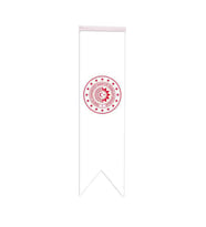 Masa Üstü Kırlangıç Sanayi Bakanlığı Bayrağı - 8x30cm Çift Taraflı Saten Kumaş
