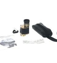 6x24 Baıgısh, Askeri Tarzi Pirinç Ve Deri Kaplamalı, Deri çantalı Monocular Dürbün Sarı