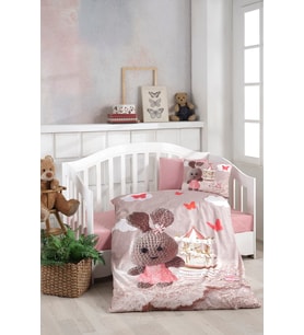 ETE HOME BEBEK NEVRESİM TAKIMI 11100 8699297000613 (Pembe)
