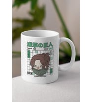 Hange Zoe Anime Temalı Baskılı Beyaz Porselen Kupa Bardak