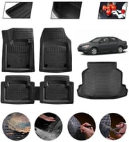 Toyota Corolla 2007-2013 Uyumlu Paspas Araca Özel Bagaj Havuzu MBS Siyah