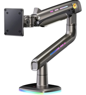 North Bayou F5-Gaming, 2-20 kg Uyumlu, 27INCH-60INCH Aralığında Büyük Ekranlar Için Profesyonel Ergonomik Oyuncu Monitör Standı ve Iş Monitör Standı