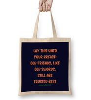 Friendship Quotes DAY ideas LOVE gift John Webster Bez Çanta Uzun Saplı