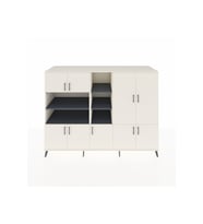 Kronos Dolap 14 Raflı 9 Kapaklı 220x59x163 Aytaşı-Aytaşı/Antrasit