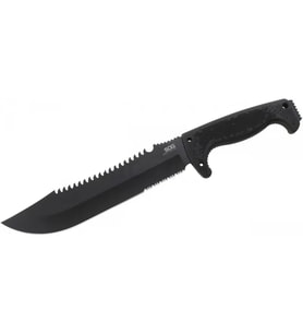 Sog F03T Kamp Tırtıklı Testereli Outdoor / Bıçak 39 cm - Kauçuk Saplı