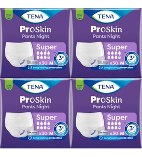 Tena Proskin Pants Süper Night Gece Emici Külot Yetişkin Bezi M - Orta - Medium 120 Adet