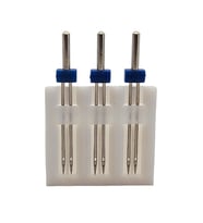 Ev Tipi Aile Dikiş Makinesi Çiftli Dikiş İğnesi / 130/705 H ZWI 2.0/90 3 Adet