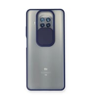 Xiaomi Mi 10t Lite Kılıf Palm Buzlu Kamera Sürgülü Silikon - Lacivert