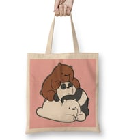 We Bare Bears 012 Bez Çanta Uzun Saplı