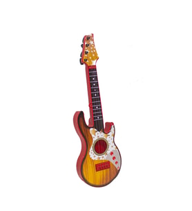 Oyuncak Rock Gitar Metal Telli 45 Cm Kırmızı