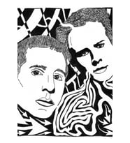 Simon Ve Garfunkel Labirenti Tablo Ahşap Poster Dekoratif