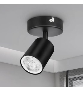 RİOLİGHT MODERN SİYAH MUTFAK,SALON,GİYİNME ODASI,CAFELER1 İÇİN GÜN İŞİĞI METAL SPOT(AMPUL DAHİL)