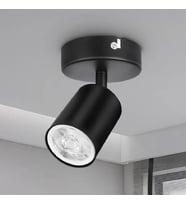 RİOLİGHT MODERN SİYAH MUTFAK,SALON,GİYİNME ODASI,CAFELER1 İÇİN GÜN İŞİĞI METAL SPOT(AMPUL DAHİL)