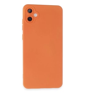 Galaxy A05 Kılıf Nano içi Kadife Silikon - Turuncu