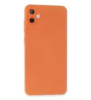 Galaxy A05 Kılıf Nano içi Kadife Silikon - Turuncu