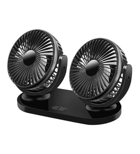 Ally Çift Başlıklı Araç Fanı Oto Fan Vantilatör R-8037-(5775) - SSSSSS1907-9173