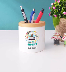 Blogger Tasarımlı Kişiye Özel Hediye Blogger Kalemlik