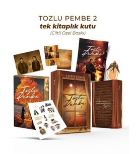 Tozlu Pembe 2 –Tek Kitaplık Kutu Yan Boyamalı