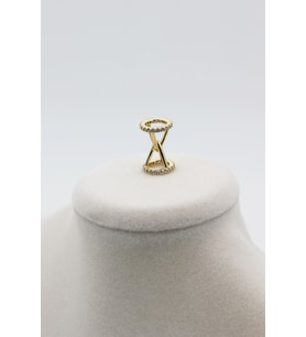 XUPİNG JEWELRY SİLİNDİR ZİRKON TAŞLI KOLYE (Sarı)