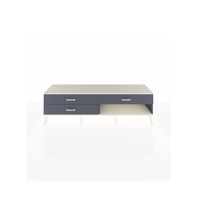 Hyperion TV Ünitesi 3 Çekmeceli  176x44x51 Antrasit-Aytaşı/Antrasit