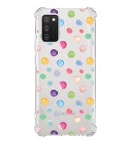 PrintiFy Samsung Galaxy A02s Uyumlu Water Color 6 Baskılı Şeffaf Köşe Korumalı Antişok Kılıf