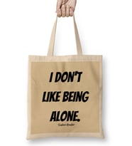 Cristiano Ronaldo Quotes Art Gift - Vintage Retro Style Bez Çanta Uzun Saplı