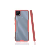 Durukar® Realme C25 Kılıf Platin Silikon - Pembe