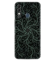 Tecno Spark 8T Kılıf Silikon Desen Özel Seri Sarmaşıklar 1675